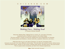 Tablet Screenshot of chicanas.com